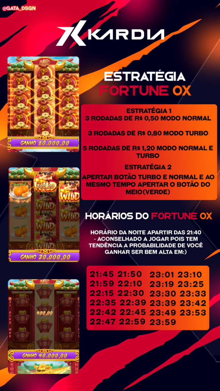 FORTUNE OX HORÁRIO DA NOITE